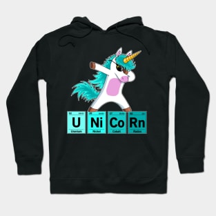 Dabbing Unicorn Dab Dance Chemical Elements Hoodie